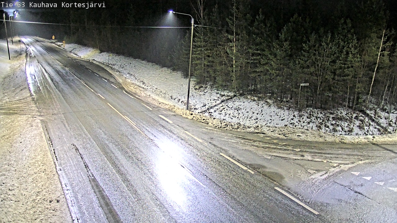 Weather Camera Image Road 63 Kauhava Kortesjärvi, Kauhava, Etelä-Pohjanmaa