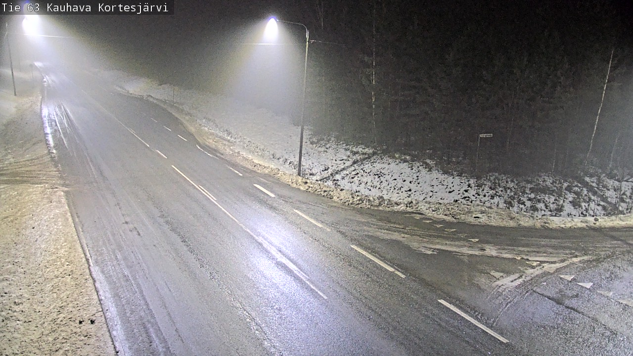 Weather Camera Image Road 63 Kauhava Kortesjärvi, Kauhava, Etelä-Pohjanmaa