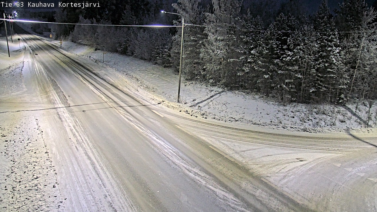 Weather Camera Image Road 63 Kauhava Kortesjärvi, Kauhava, Etelä-Pohjanmaa