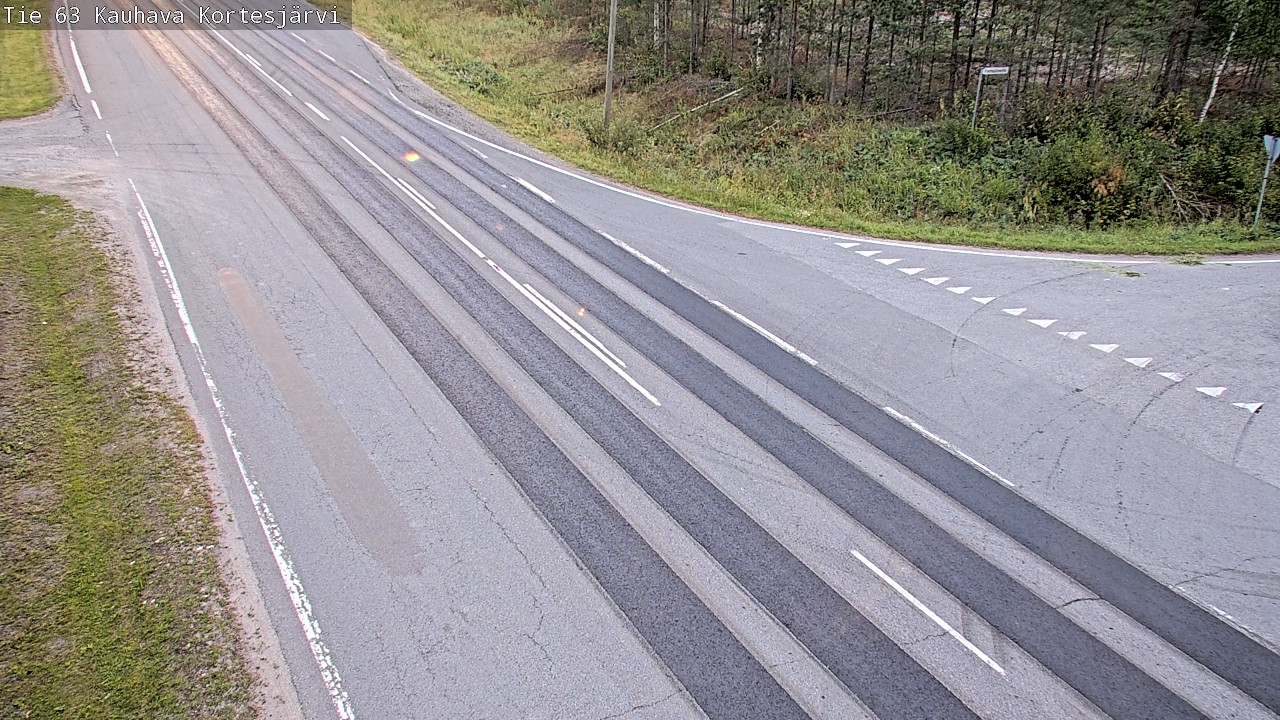 Weather Camera Image Road 63 Kauhava Kortesjärvi, Kauhava, Etelä-Pohjanmaa