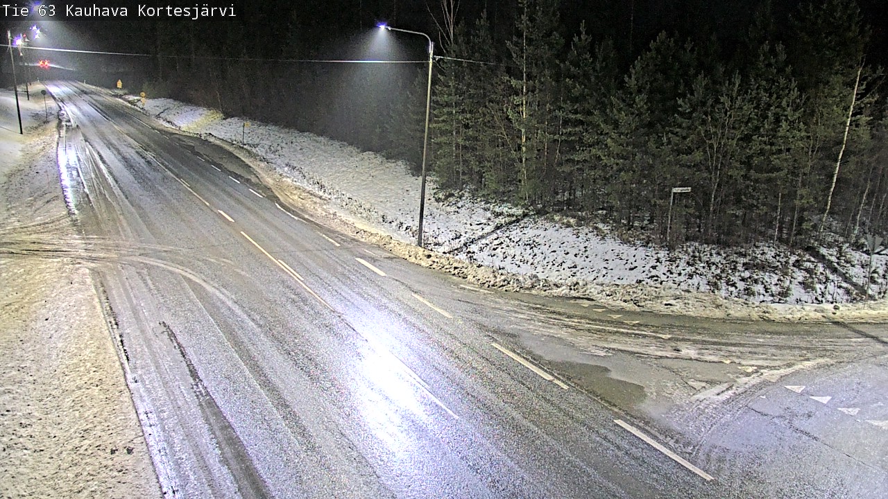Weather Camera Image Road 63 Kauhava Kortesjärvi, Kauhava, Etelä-Pohjanmaa