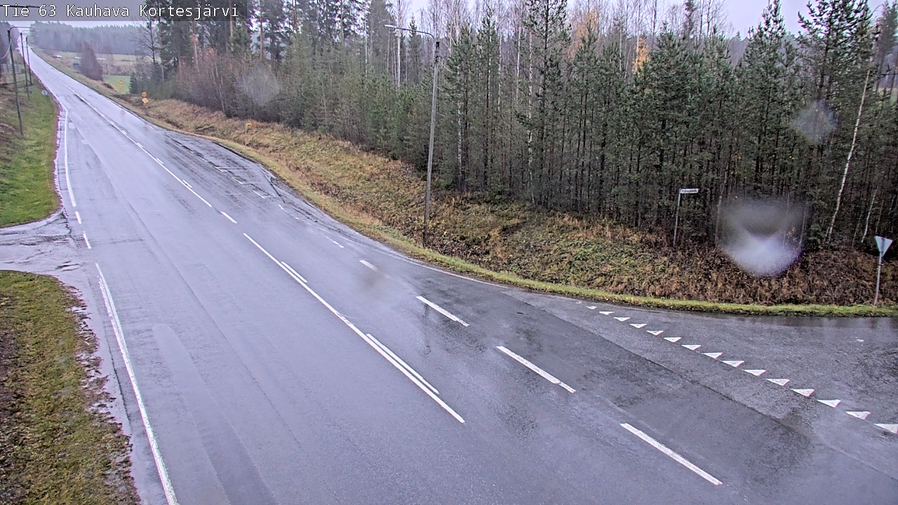 Weather Camera Image Road 63 Kauhava Kortesjärvi, Kauhava, Etelä-Pohjanmaa