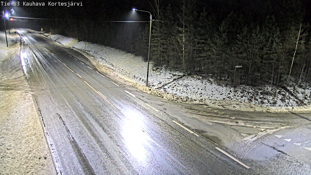 Weather Camera Image Road 63 Kauhava Kortesjärvi, Kauhava, Etelä-Pohjanmaa