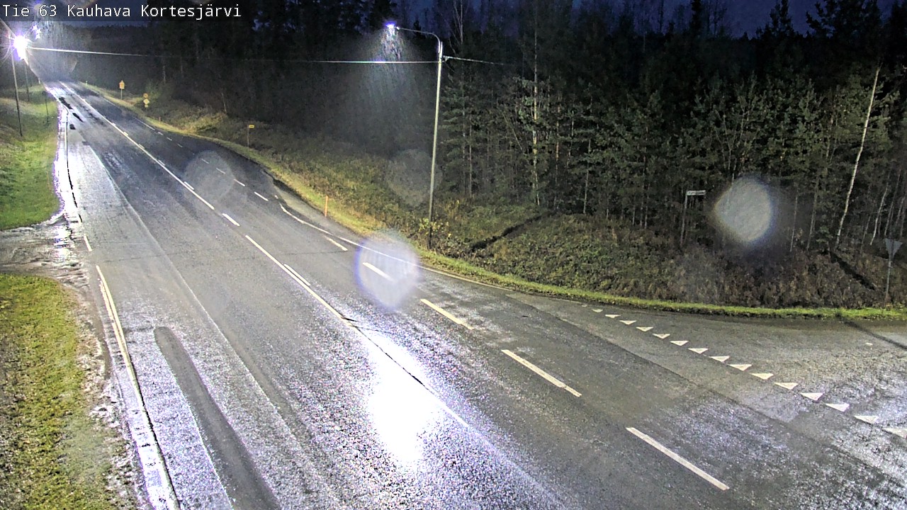 Weather Camera Image Road 63 Kauhava Kortesjärvi, Kauhava, Etelä-Pohjanmaa