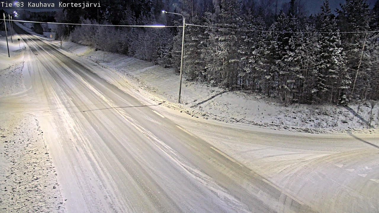 Weather Camera Image Väg 63 Kauhava Kortesjärvi, Kauhava, Etelä-Pohjanmaa