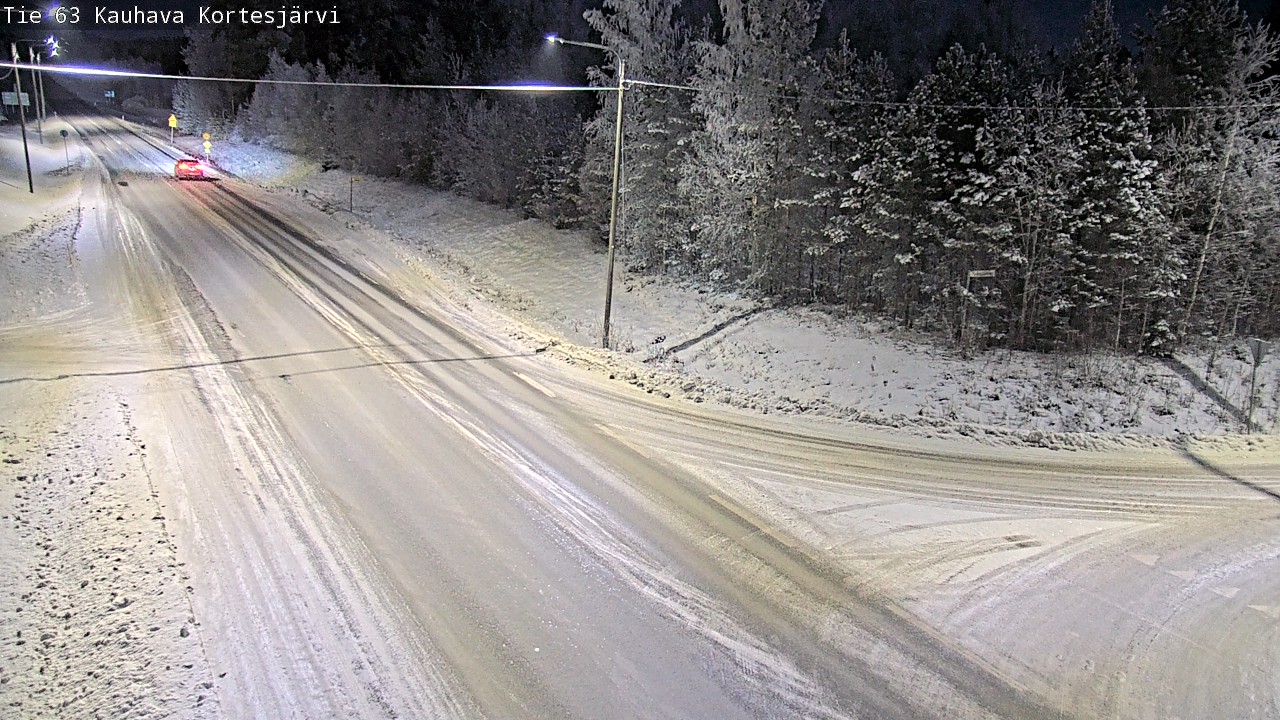 Weather Camera Image Road 63 Kauhava Kortesjärvi, Kauhava, Etelä-Pohjanmaa