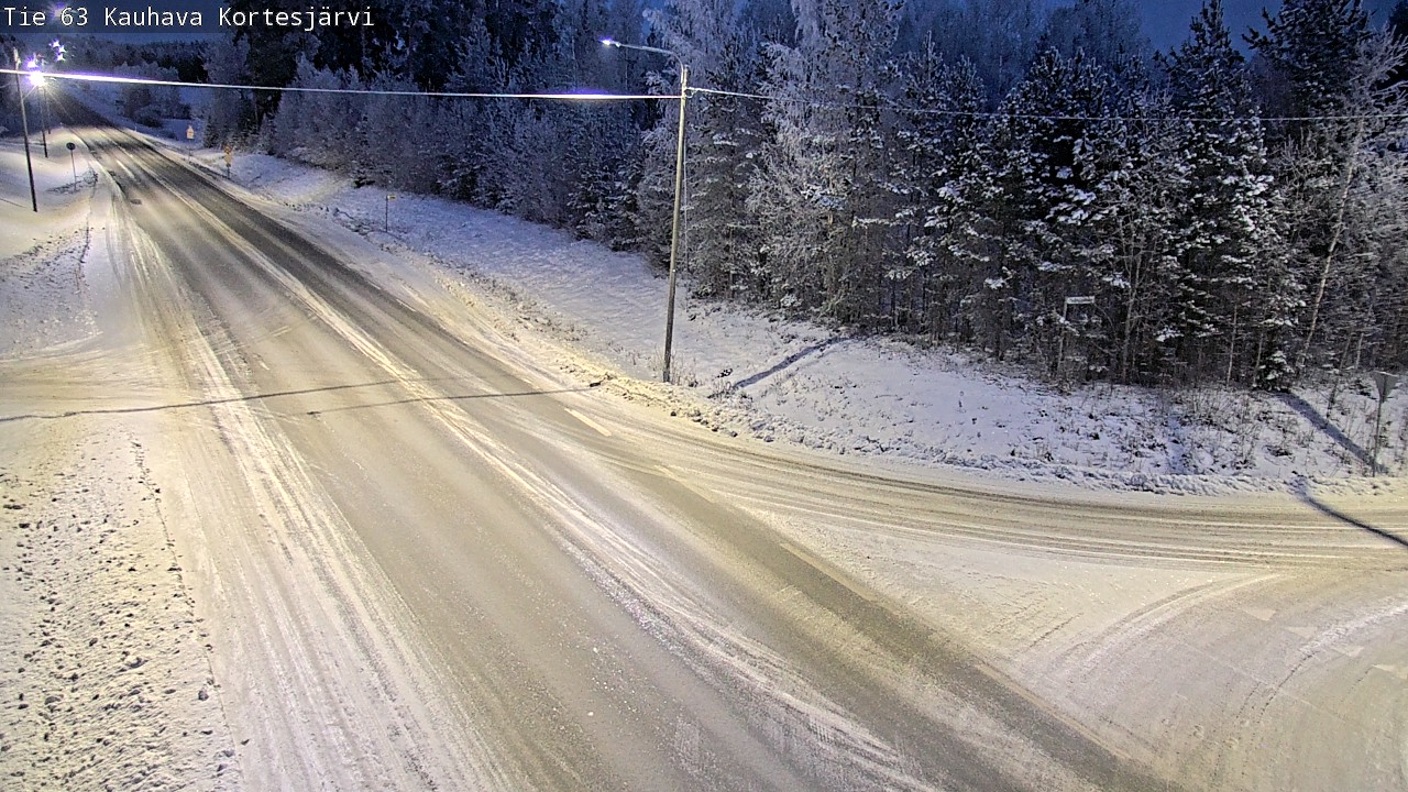 Weather Camera Image Road 63 Kauhava Kortesjärvi, Kauhava, Etelä-Pohjanmaa