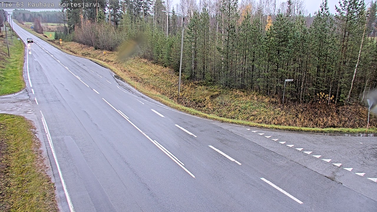 Weather Camera Image Road 63 Kauhava Kortesjärvi, Kauhava, Etelä-Pohjanmaa