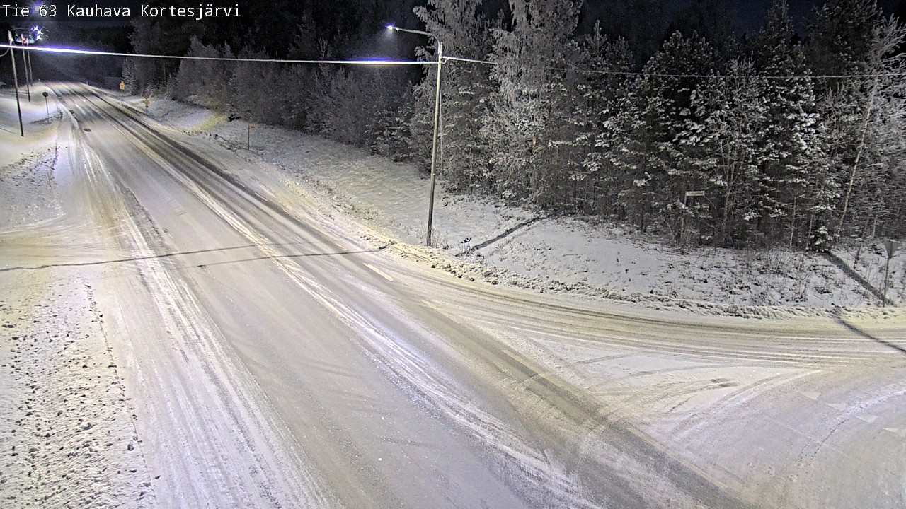 Weather Camera Image Road 63 Kauhava Kortesjärvi, Kauhava, Etelä-Pohjanmaa