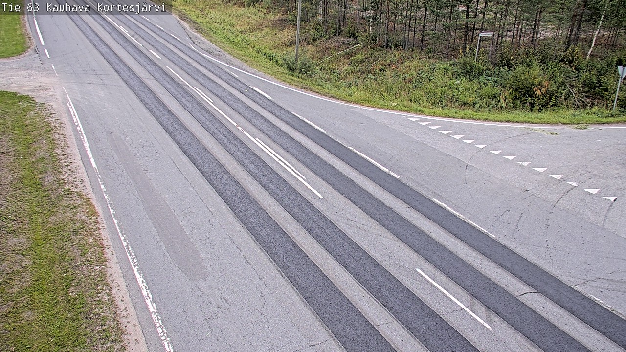 Weather Camera Image Road 63 Kauhava Kortesjärvi, Kauhava, Etelä-Pohjanmaa