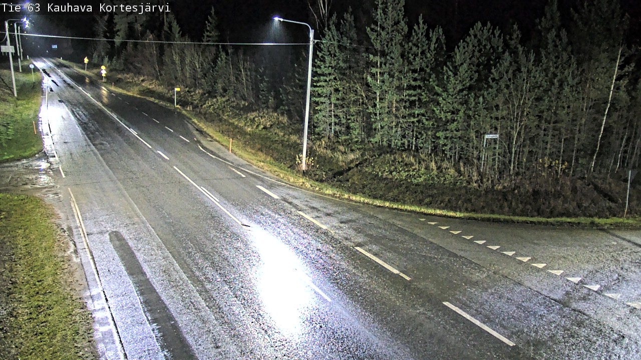 Weather Camera Image Road 63 Kauhava Kortesjärvi, Kauhava, Etelä-Pohjanmaa