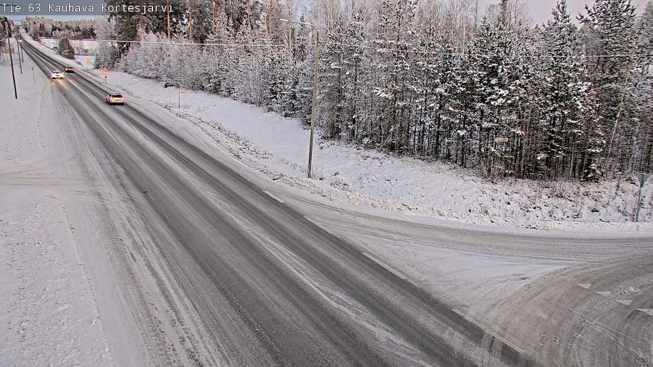 Weather Camera Image Väg 63 Kauhava Kortesjärvi, Kauhava, Etelä-Pohjanmaa