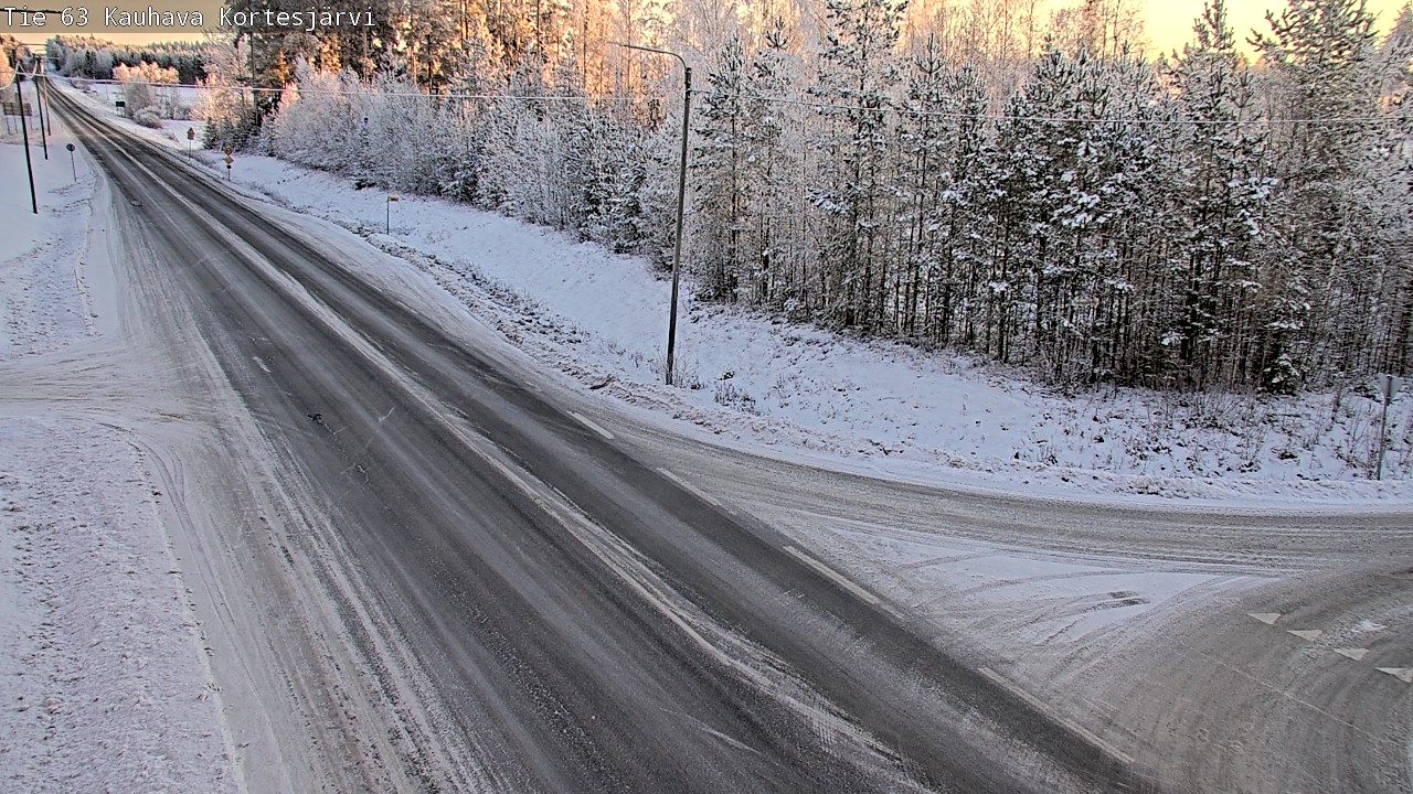 Weather Camera Image Väg 63 Kauhava Kortesjärvi, Kauhava, Etelä-Pohjanmaa