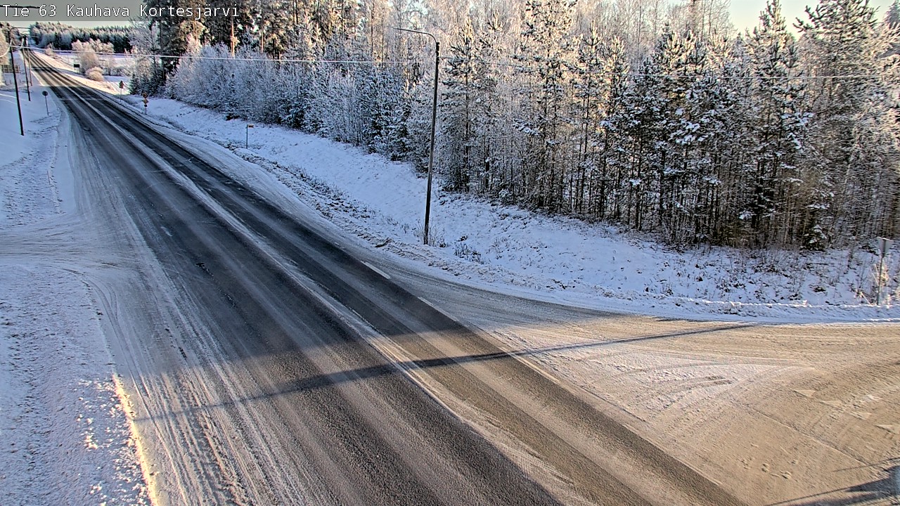Weather Camera Image Väg 63 Kauhava Kortesjärvi, Kauhava, Etelä-Pohjanmaa
