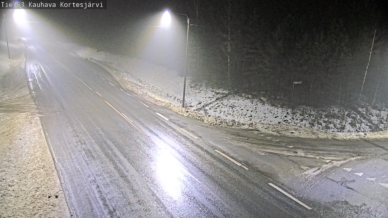 Weather Camera Image Road 63 Kauhava Kortesjärvi, Kauhava, Etelä-Pohjanmaa