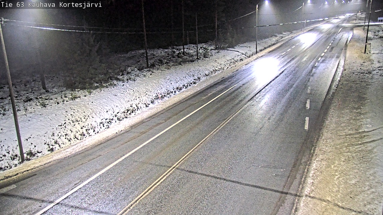 Weather Camera Image Road 63 Kauhava Kortesjärvi, Kauhava, Etelä-Pohjanmaa