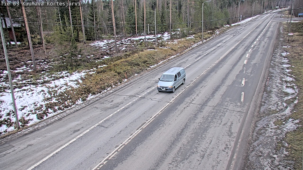 Weather Camera Image Road 63 Kauhava Kortesjärvi, Kauhava, Etelä-Pohjanmaa