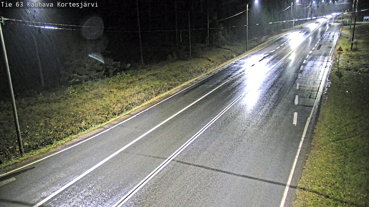 Weather Camera Image Road 63 Kauhava Kortesjärvi, Kauhava, Etelä-Pohjanmaa