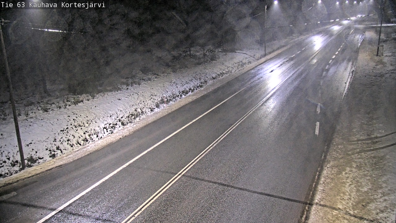 Weather Camera Image Väg 63 Kauhava Kortesjärvi, Kauhava, Etelä-Pohjanmaa