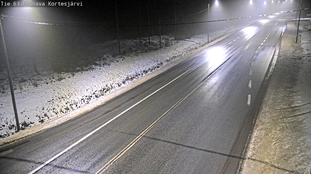 Weather Camera Image Road 63 Kauhava Kortesjärvi, Kauhava, Etelä-Pohjanmaa
