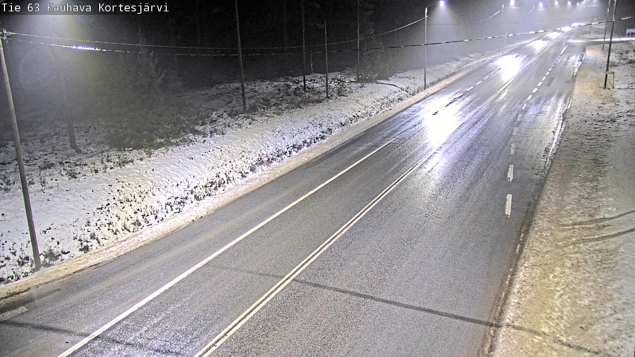 Weather Camera Image Road 63 Kauhava Kortesjärvi, Kauhava, Etelä-Pohjanmaa