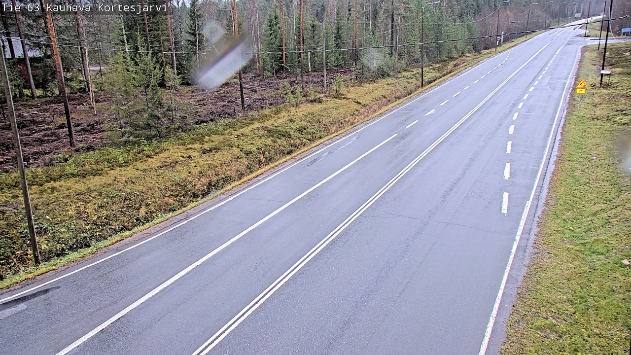 Weather Camera Image Road 63 Kauhava Kortesjärvi, Kauhava, Etelä-Pohjanmaa
