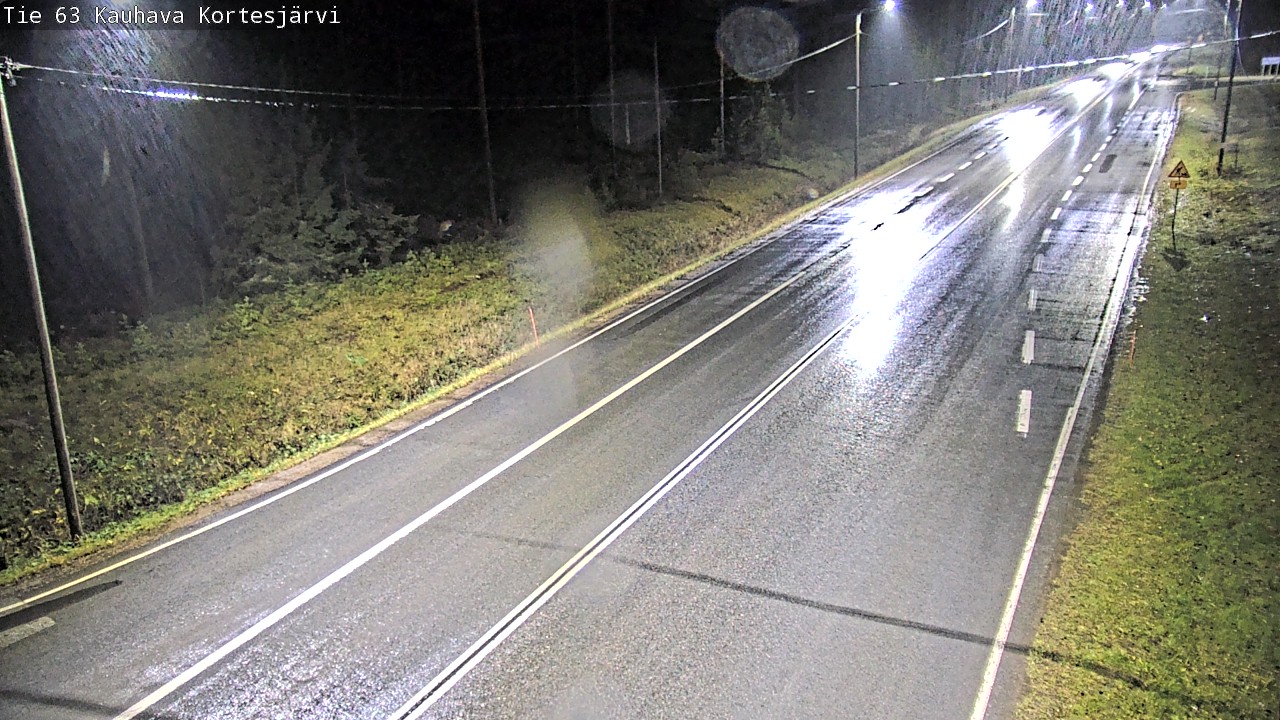 Weather Camera Image Road 63 Kauhava Kortesjärvi, Kauhava, Etelä-Pohjanmaa