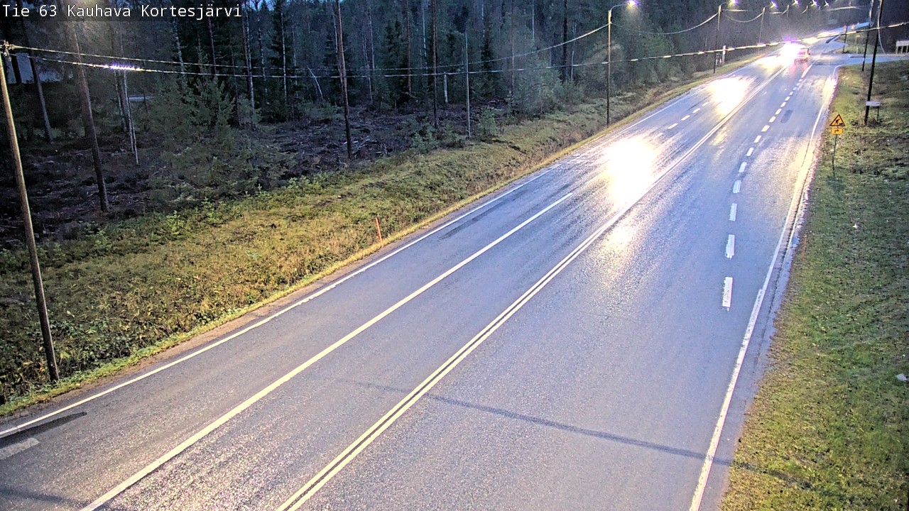 Weather Camera Image Road 63 Kauhava Kortesjärvi, Kauhava, Etelä-Pohjanmaa
