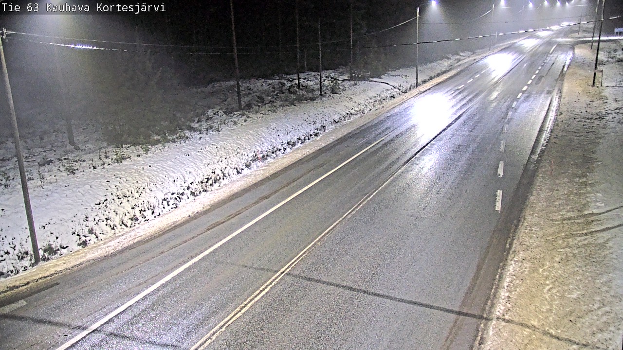 Weather Camera Image Road 63 Kauhava Kortesjärvi, Kauhava, Etelä-Pohjanmaa