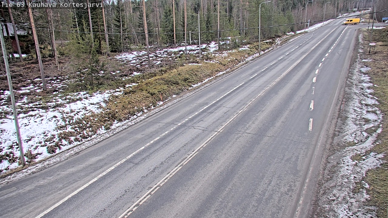 Weather Camera Image Road 63 Kauhava Kortesjärvi, Kauhava, Etelä-Pohjanmaa
