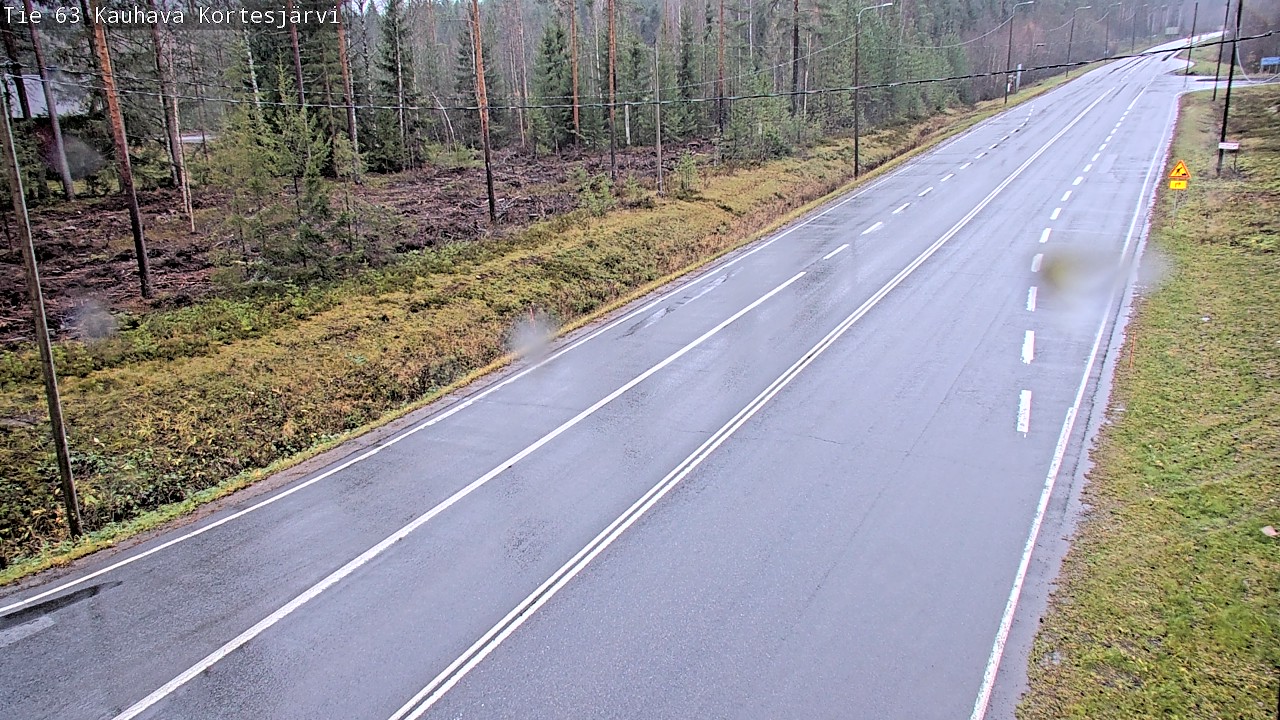 Weather Camera Image Road 63 Kauhava Kortesjärvi, Kauhava, Etelä-Pohjanmaa
