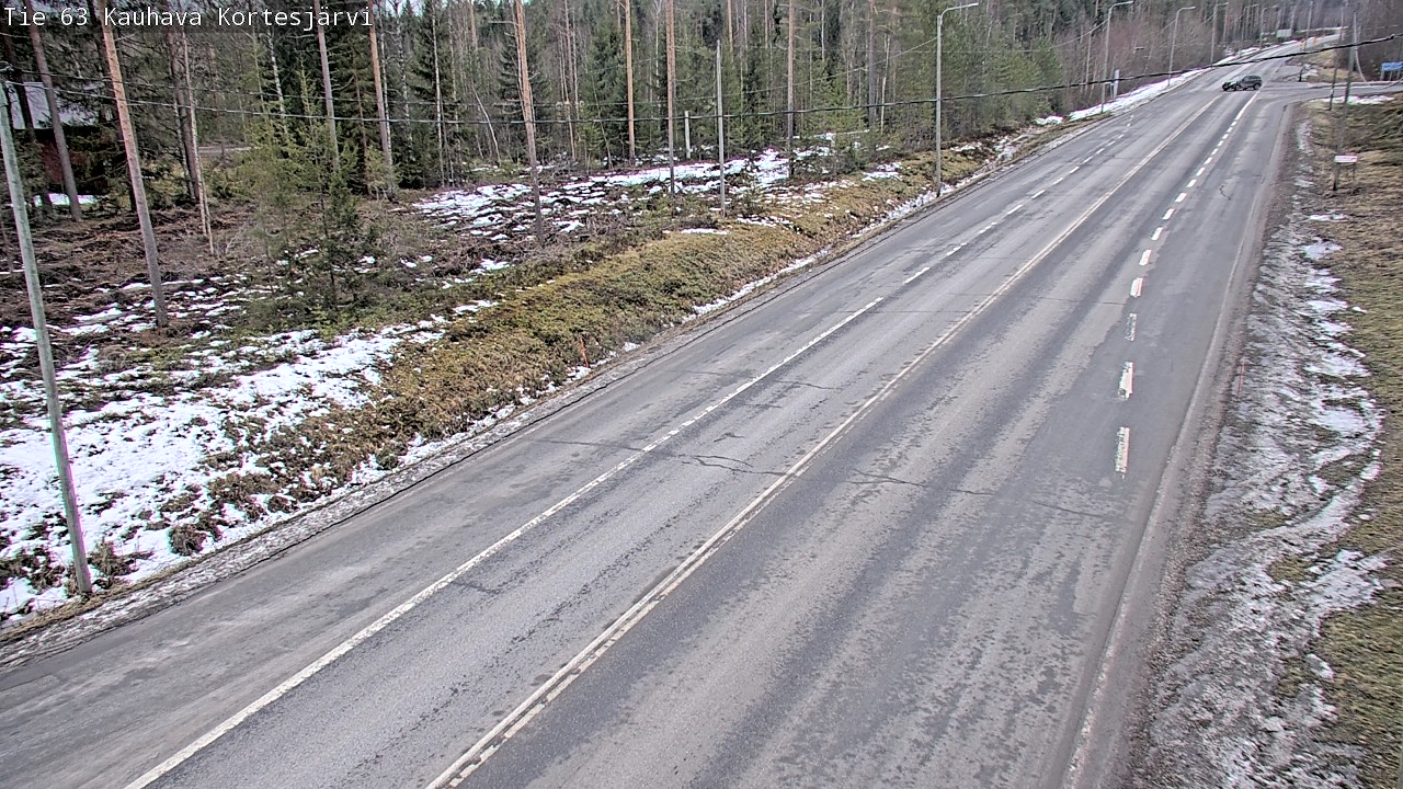 Weather Camera Image Road 63 Kauhava Kortesjärvi, Kauhava, Etelä-Pohjanmaa