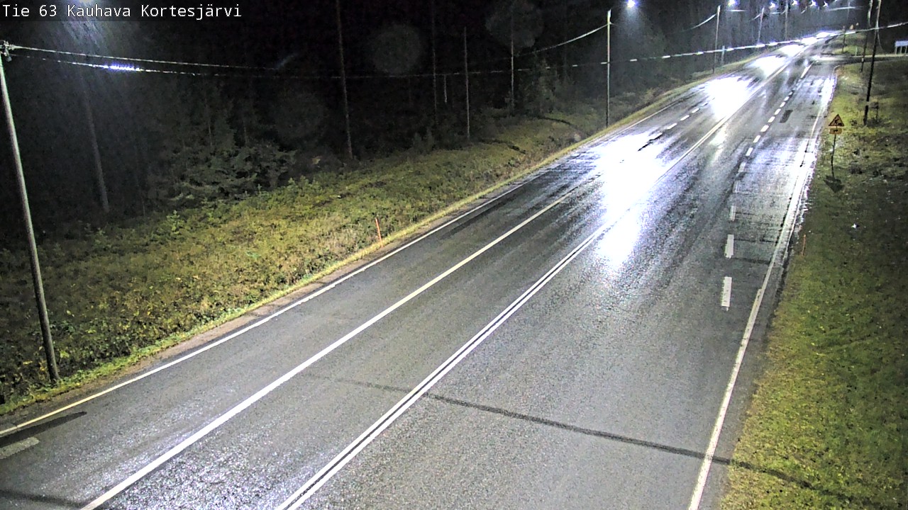 Weather Camera Image Road 63 Kauhava Kortesjärvi, Kauhava, Etelä-Pohjanmaa