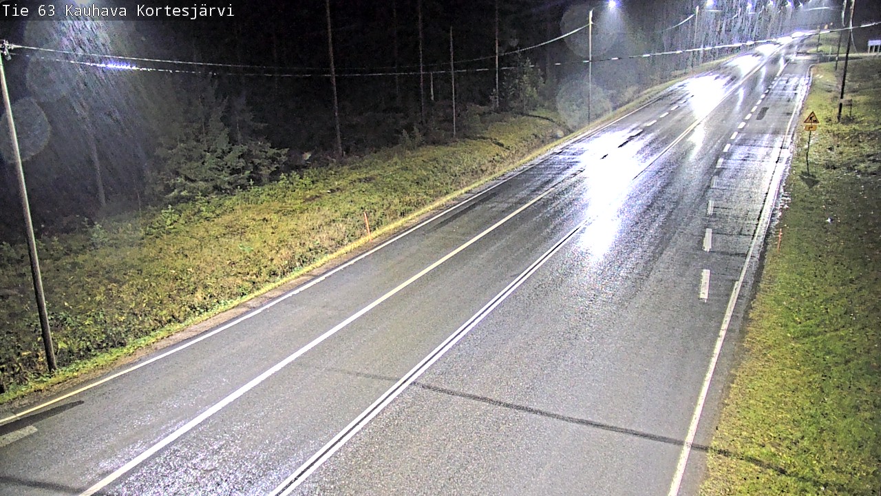 Weather Camera Image Road 63 Kauhava Kortesjärvi, Kauhava, Etelä-Pohjanmaa