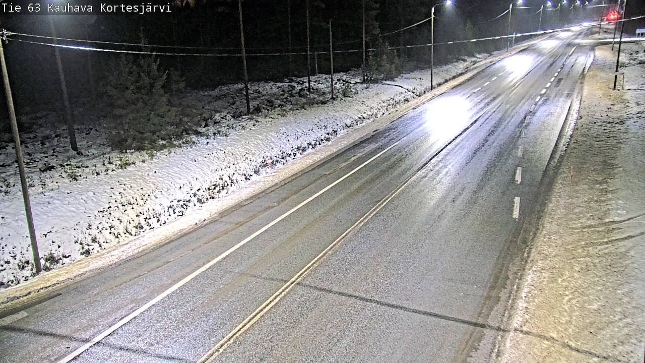 Weather Camera Image Road 63 Kauhava Kortesjärvi, Kauhava, Etelä-Pohjanmaa