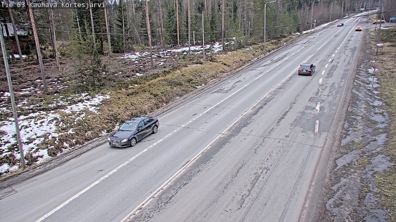 Weather Camera Image Road 63 Kauhava Kortesjärvi, Kauhava, Etelä-Pohjanmaa