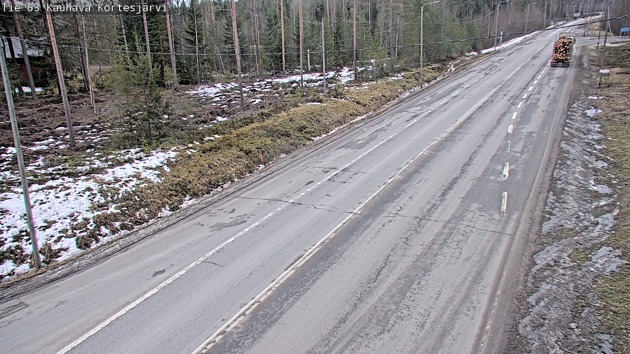 Weather Camera Image Road 63 Kauhava Kortesjärvi, Kauhava, Etelä-Pohjanmaa