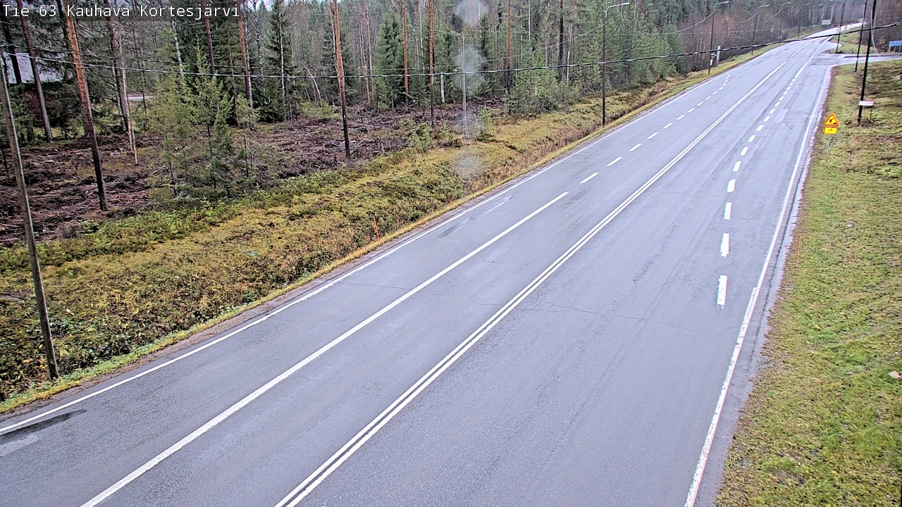 Weather Camera Image Road 63 Kauhava Kortesjärvi, Kauhava, Etelä-Pohjanmaa
