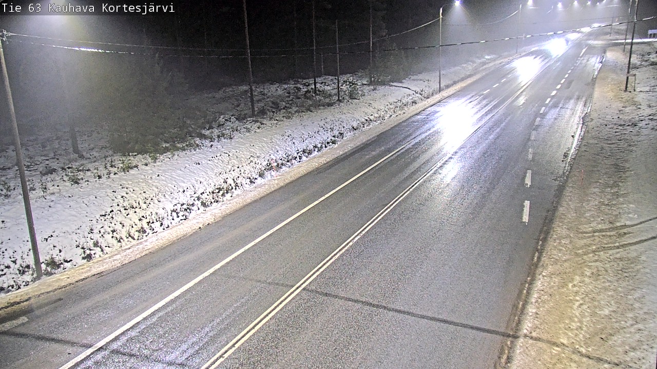 Weather Camera Image Road 63 Kauhava Kortesjärvi, Kauhava, Etelä-Pohjanmaa