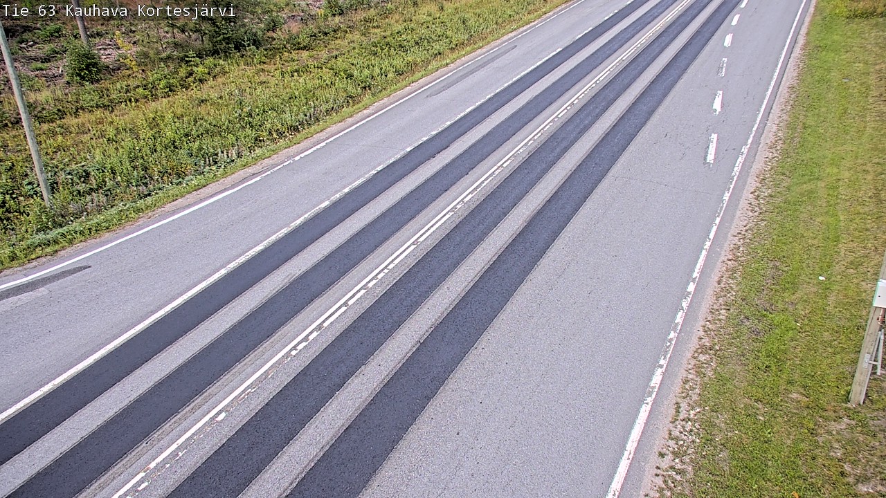 Weather Camera Image Road 63 Kauhava Kortesjärvi, Kauhava, Etelä-Pohjanmaa