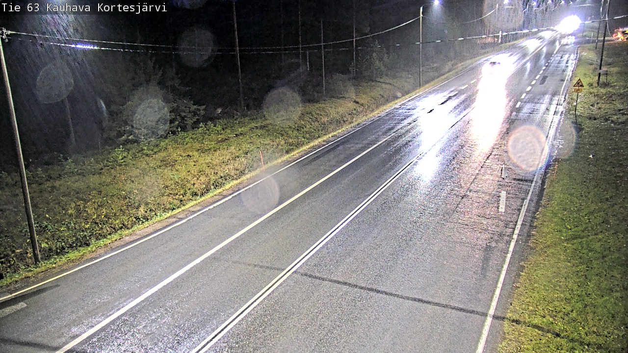 Weather Camera Image Road 63 Kauhava Kortesjärvi, Kauhava, Etelä-Pohjanmaa
