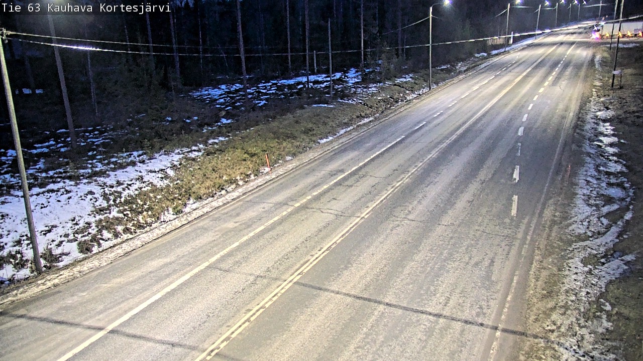 Weather Camera Image Road 63 Kauhava Kortesjärvi, Kauhava, Etelä-Pohjanmaa