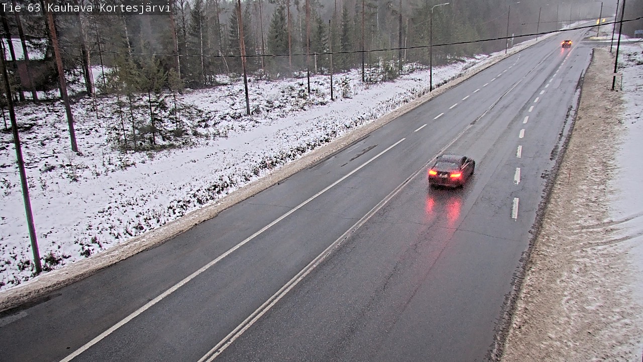 Weather Camera Image Road 63 Kauhava Kortesjärvi, Kauhava, Etelä-Pohjanmaa