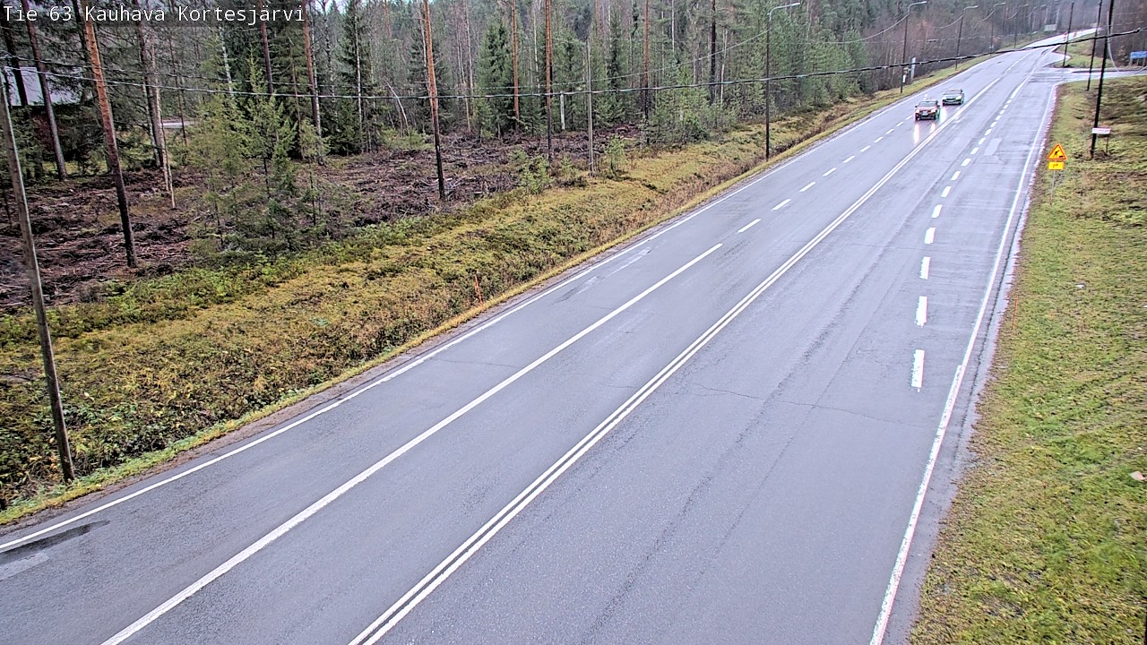 Weather Camera Image Väg 63 Kauhava Kortesjärvi, Kauhava, Etelä-Pohjanmaa