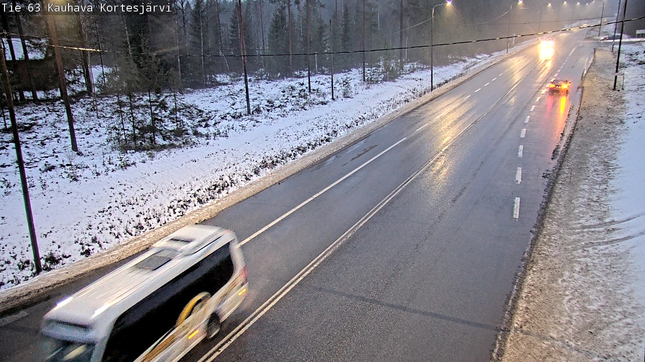 Weather Camera Image Road 63 Kauhava Kortesjärvi, Kauhava, Etelä-Pohjanmaa