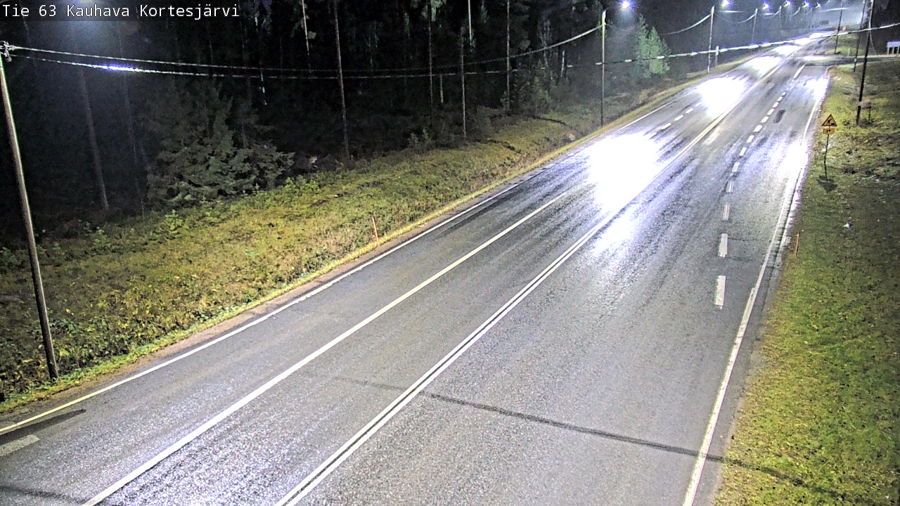 Weather Camera Image Road 63 Kauhava Kortesjärvi, Kauhava, Etelä-Pohjanmaa