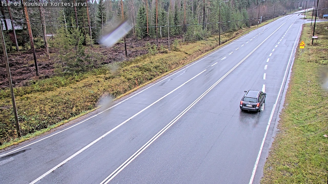 Weather Camera Image Road 63 Kauhava Kortesjärvi, Kauhava, Etelä-Pohjanmaa