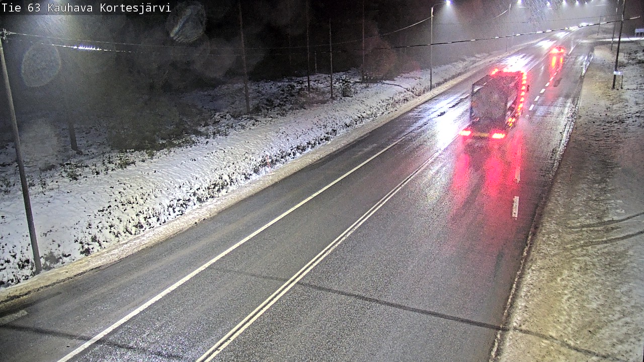 Weather Camera Image Road 63 Kauhava Kortesjärvi, Kauhava, Etelä-Pohjanmaa