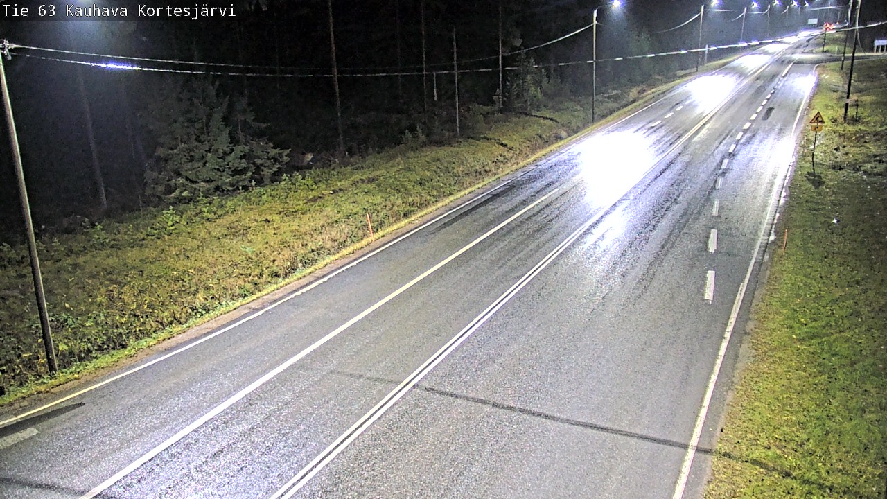 Weather Camera Image Road 63 Kauhava Kortesjärvi, Kauhava, Etelä-Pohjanmaa