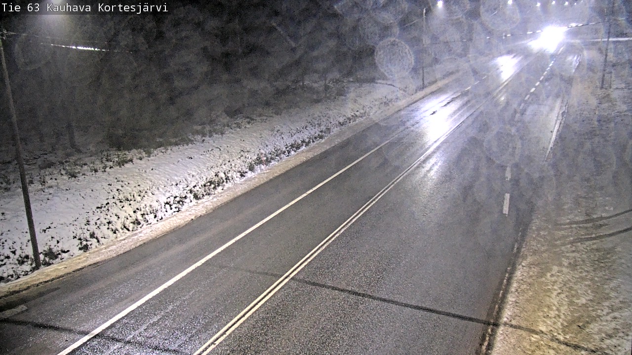 Weather Camera Image Road 63 Kauhava Kortesjärvi, Kauhava, Etelä-Pohjanmaa